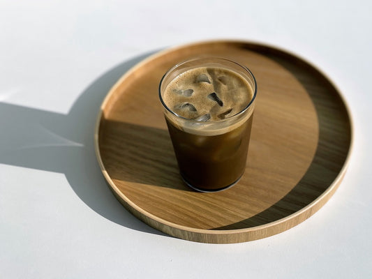 Iced Hojicha Americano